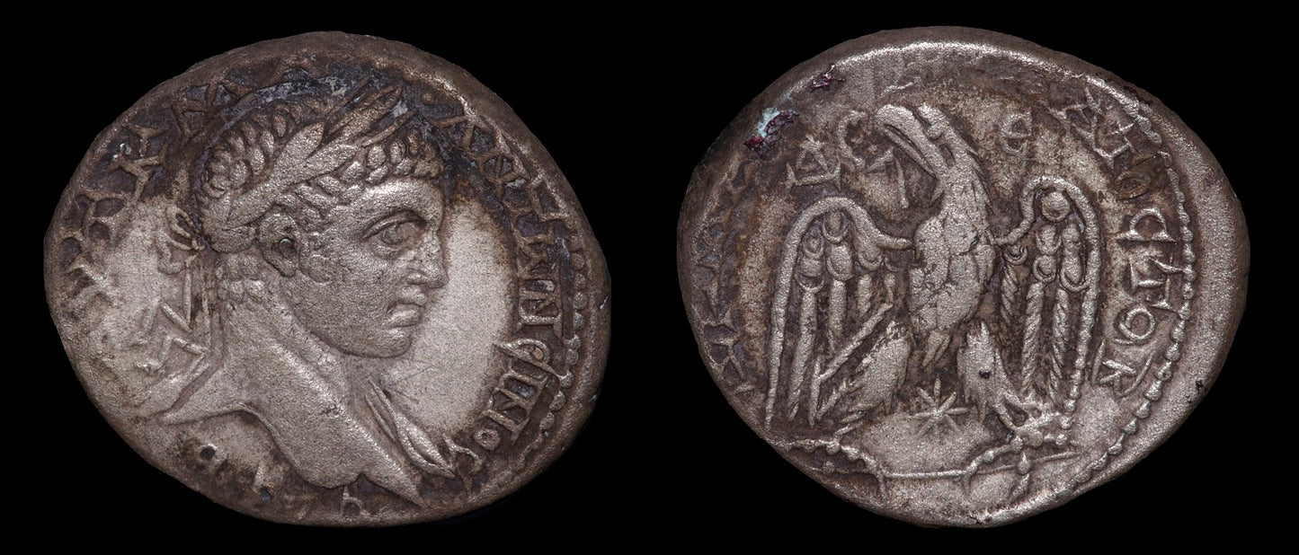 Roman Provincial Billon Tetradrachm – Elagabalus (218–222 AD)