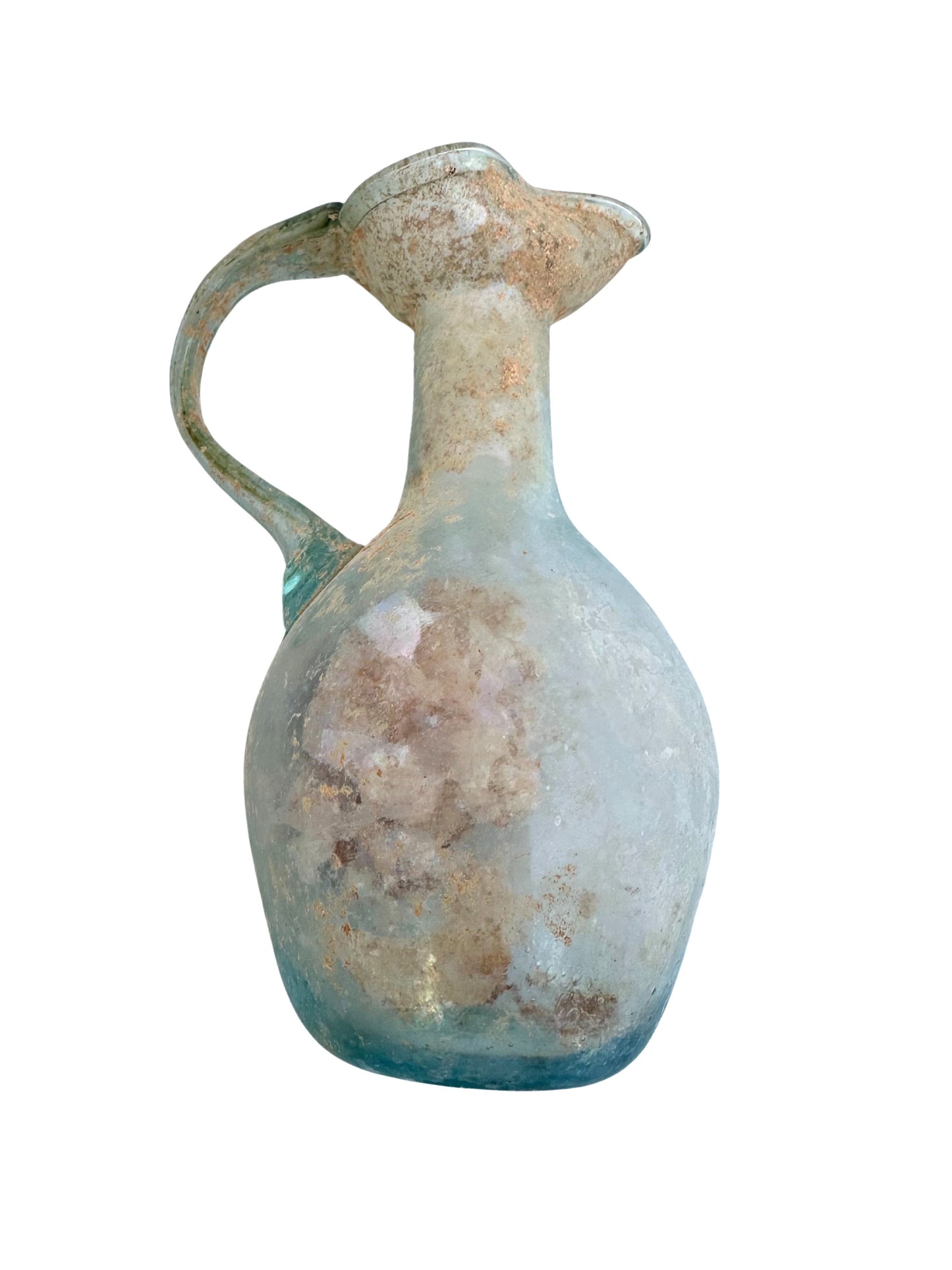 Ancient Roman Glass Cosmetic Pitcher Juglet