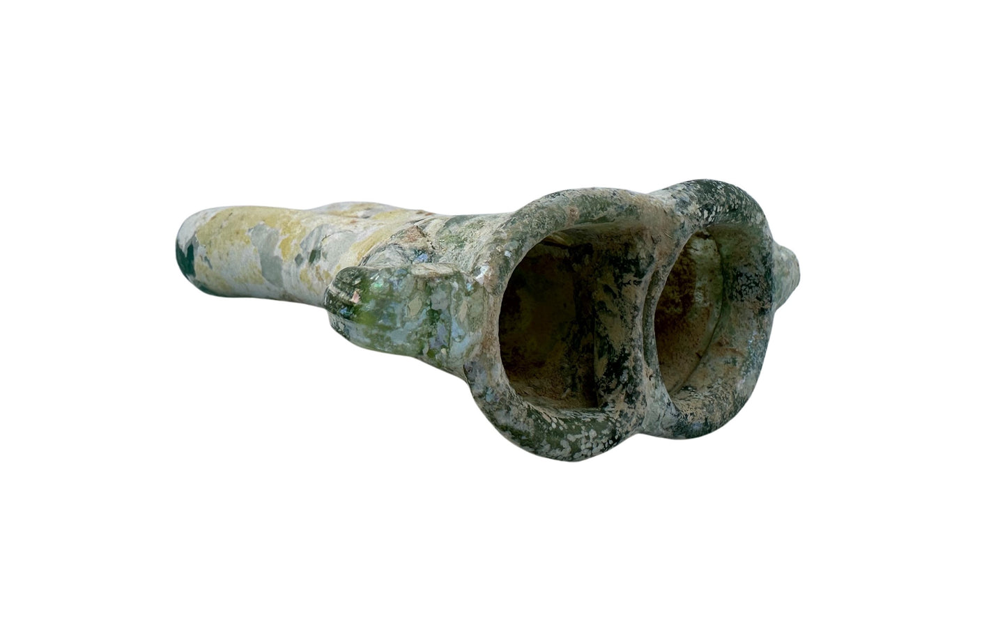 Ancient Roman Glass Double Unguentarium