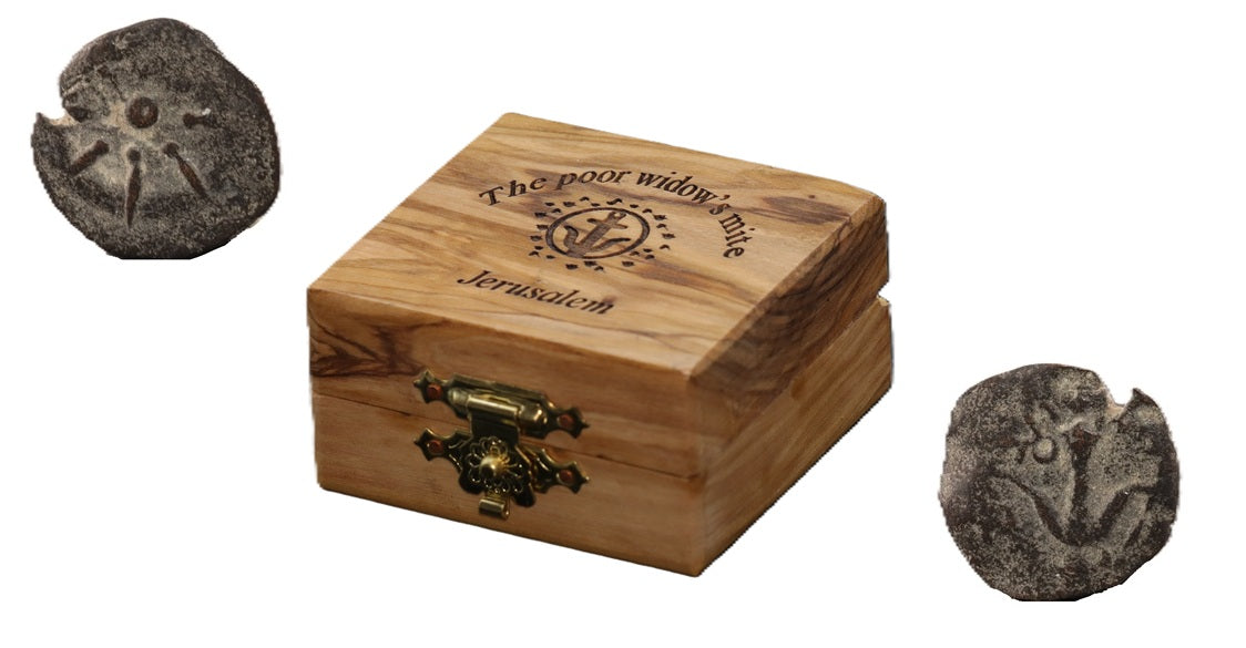 Widow's Mite - Authentic Ancient Biblical Bronze Coin from Judea