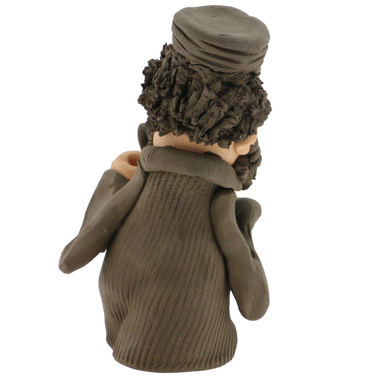 Handcrafted Ceramics figurine portraying a Jewish man Playing a Viola