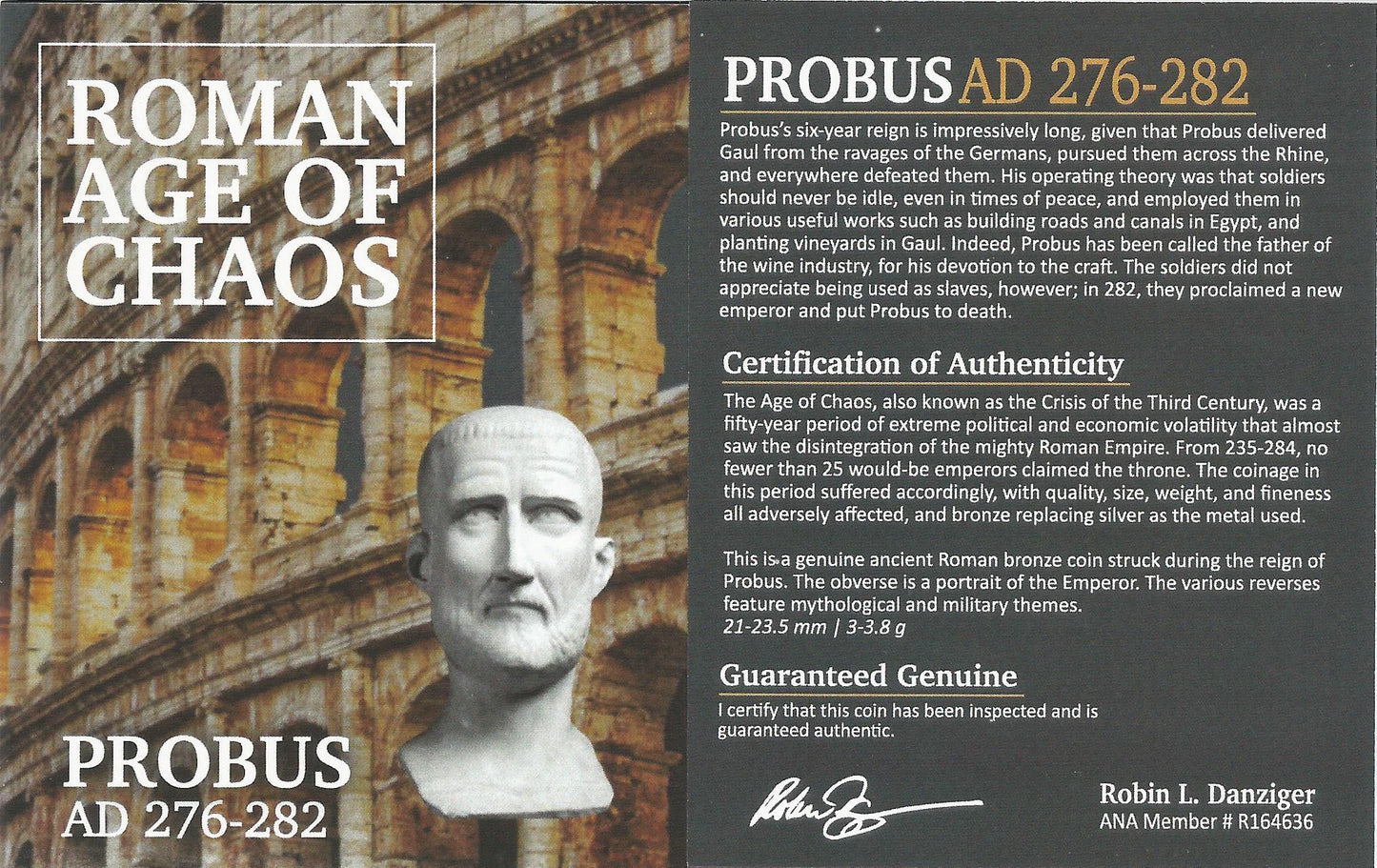 Roman AE Probus (AD 276-282) NGC(XF)