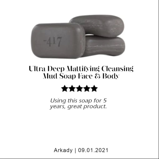 3-pack Ultra Deep Mattifying Cleansing Mud Soap Face & Body (375g)