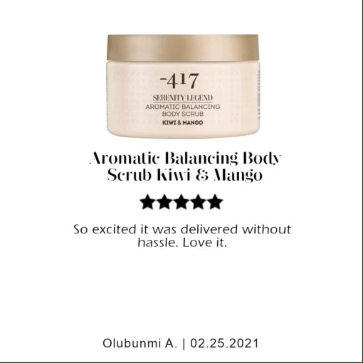 Aromatic Balancing Body Scrub (400g)