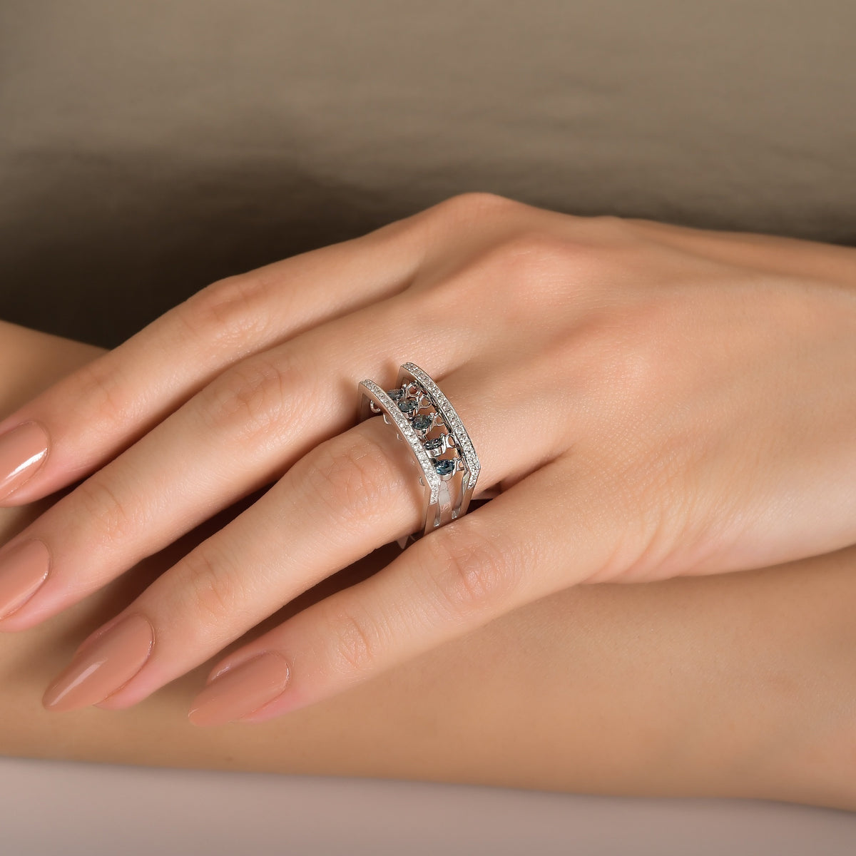 Salsa Rings 18K White Gold and Diamonds Salsa Rings – Shop Jerusalem