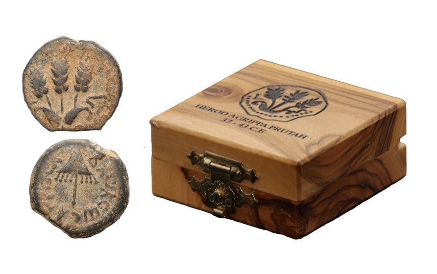 Herod Agrippa Prutah – Ancient Judean Coin (37–43 C.E.)