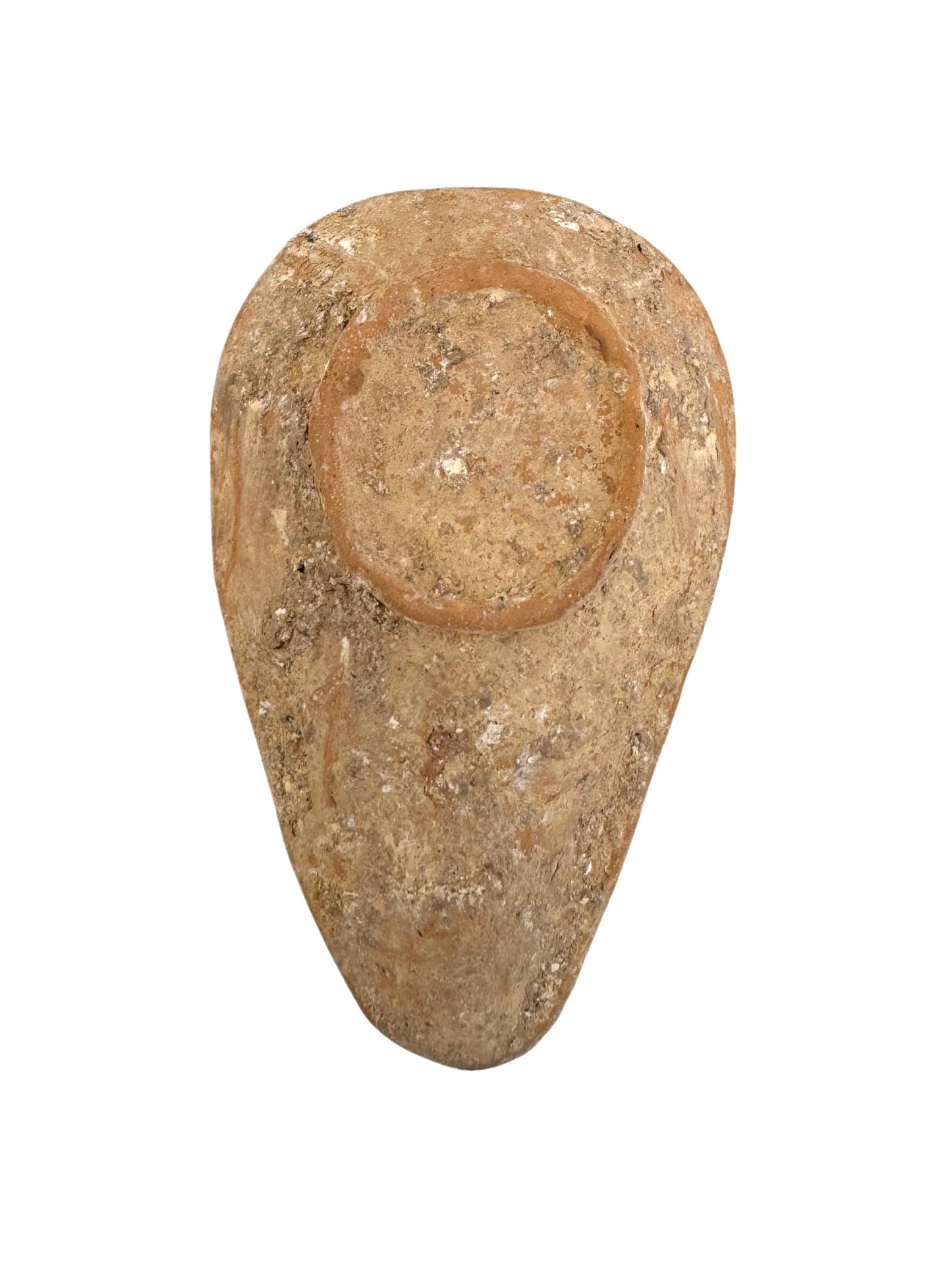 Ancient Early Christianity Byzantine Oil Lamp with cross motif