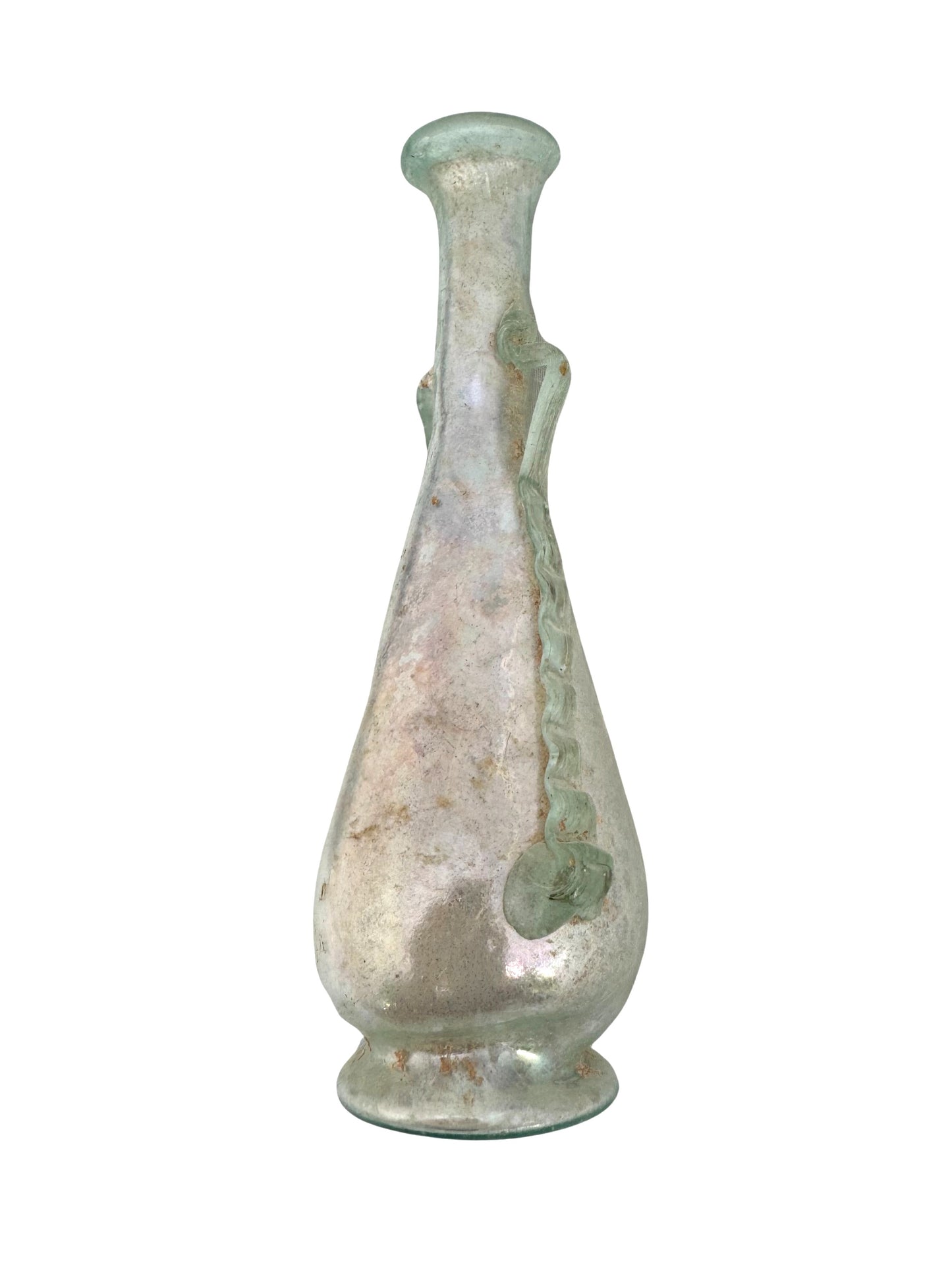 Ancient Roman Glass Decorated Amphora