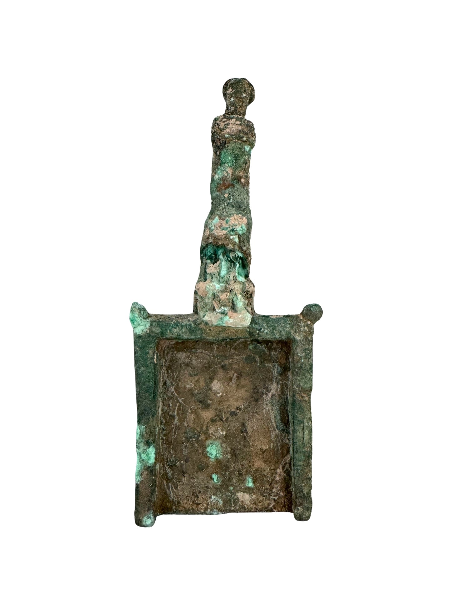Ancient Roman Bronze Batillum Incense Shovel