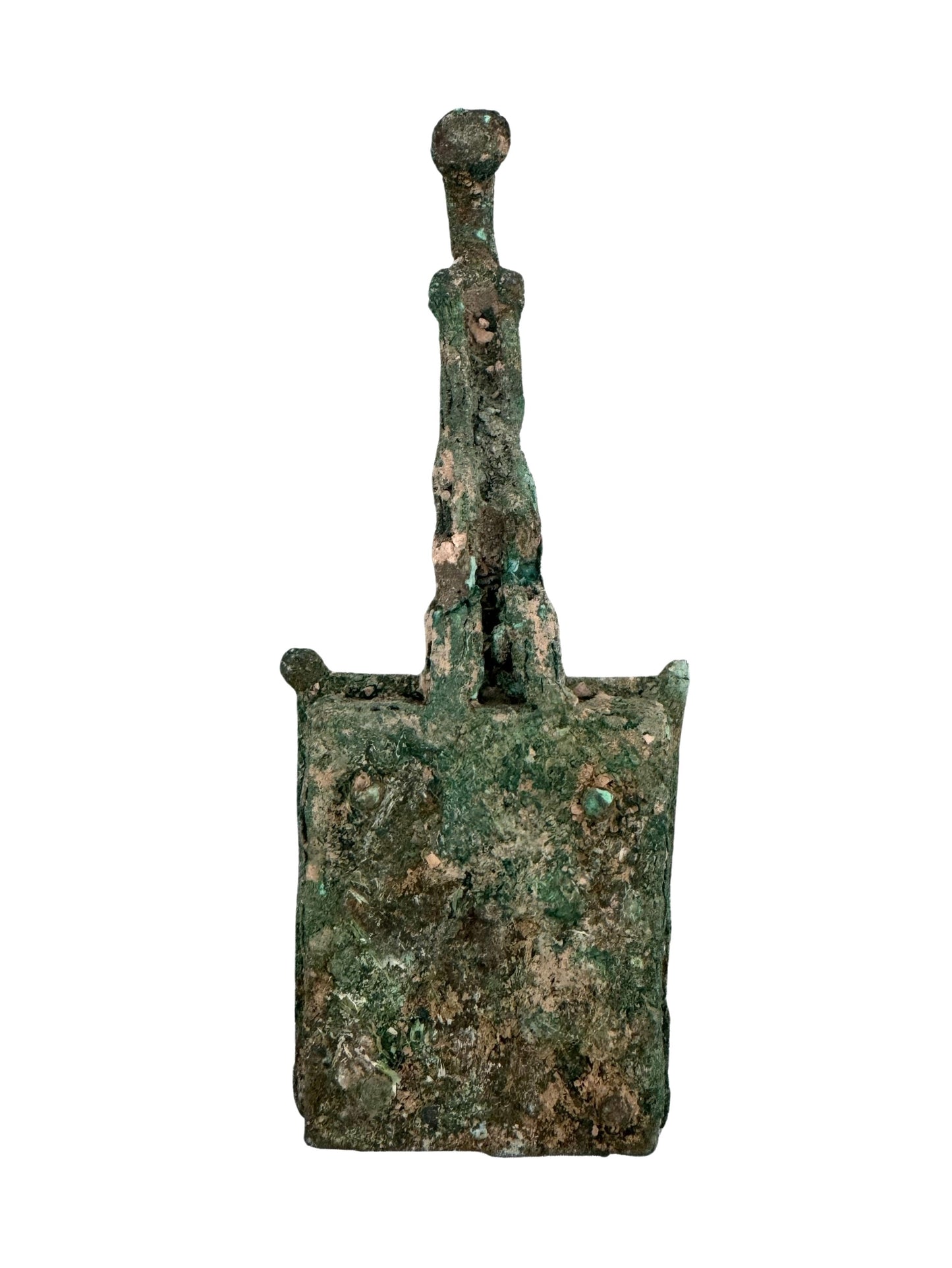 Ancient Roman Bronze Batillum Incense Shovel