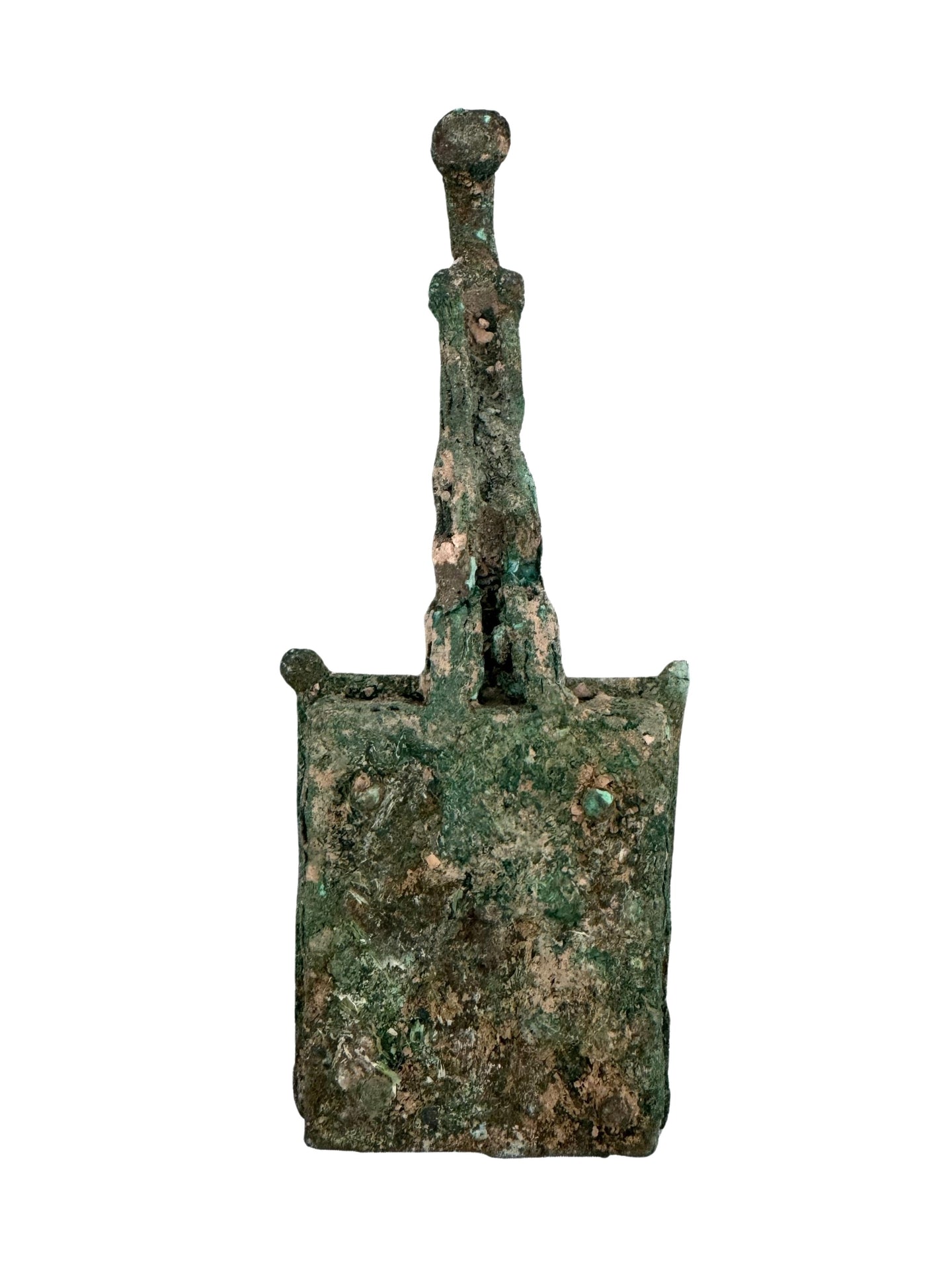 Ancient Roman Bronze Batillum Incense Shovel