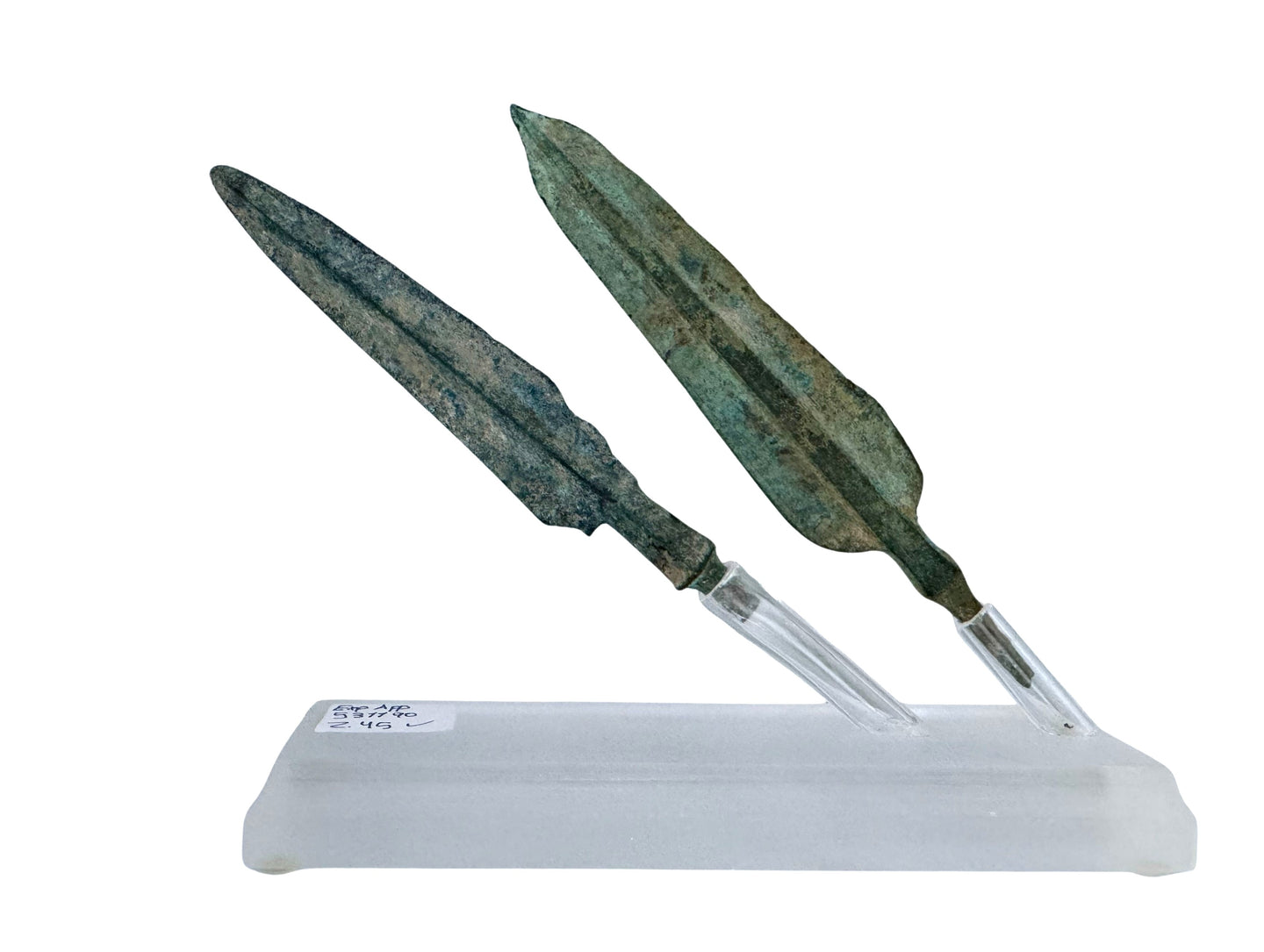Set of two Bronze Luristan Arrow Heads