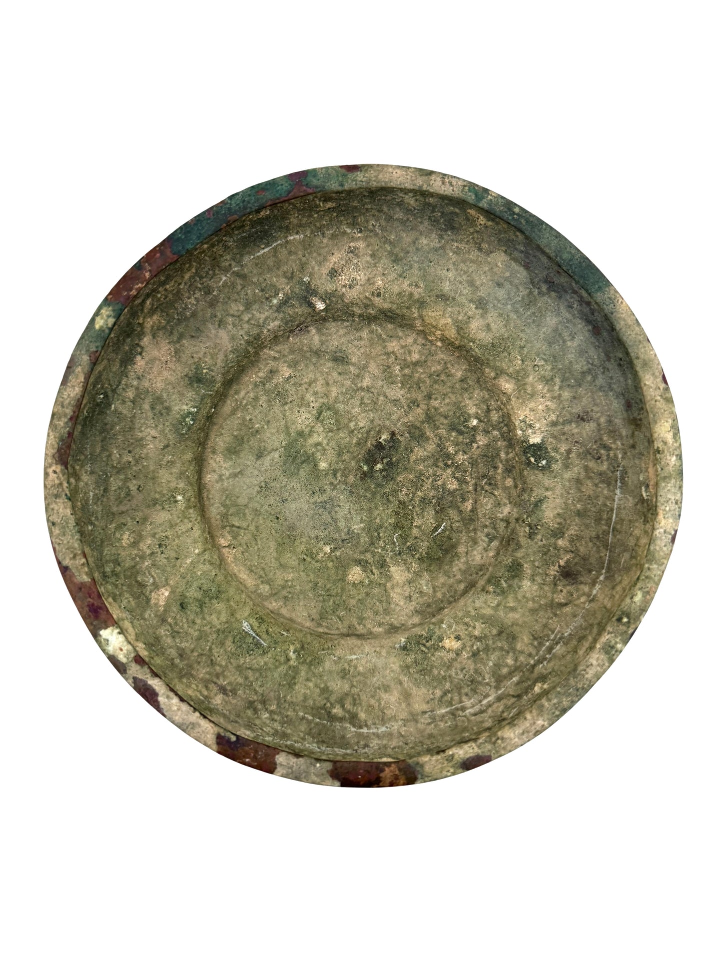 Ancient Roman Bronze Raised Ceremonial or Temple Bowl