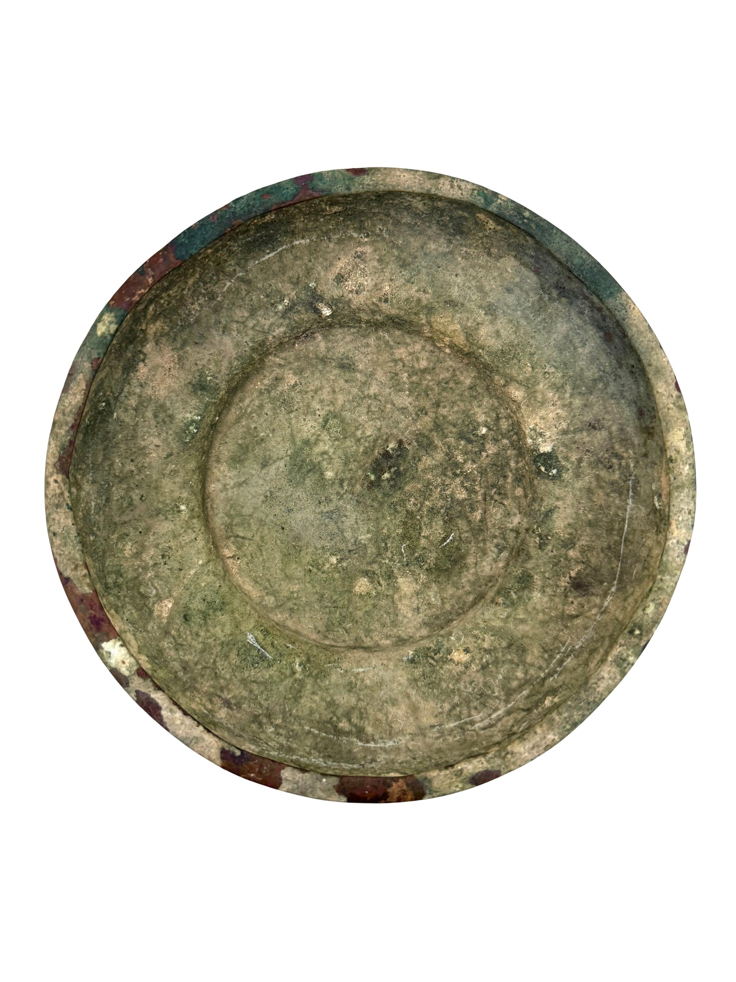 Ancient Roman Bronze Raised Ceremonial or Temple Bowl