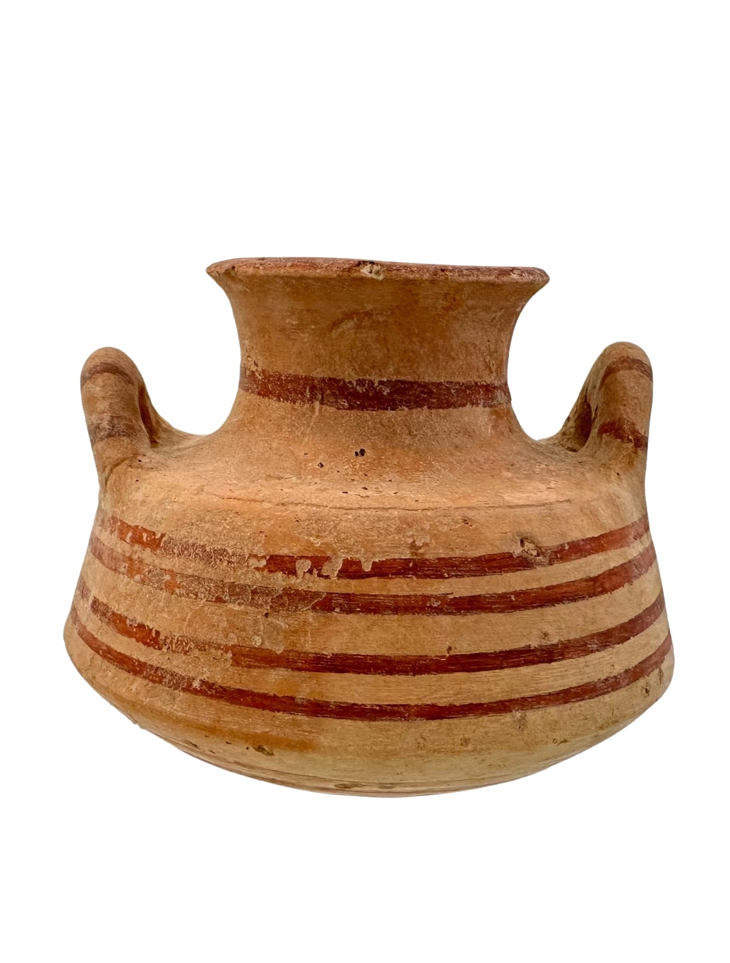 Ancient Terracotta Pyxis Highly Decorated