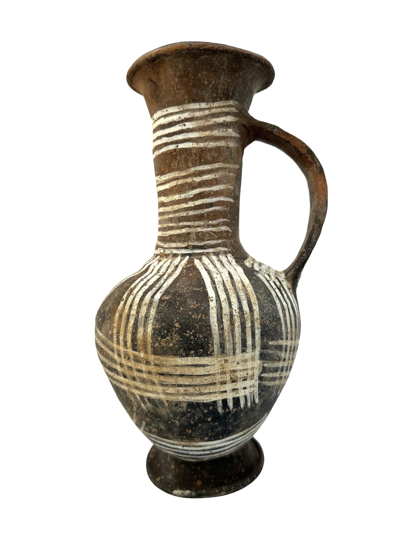 Rare & Highly Decorated Cypriot Terracotta Jug " BILBIL" for Opium (Copy)
