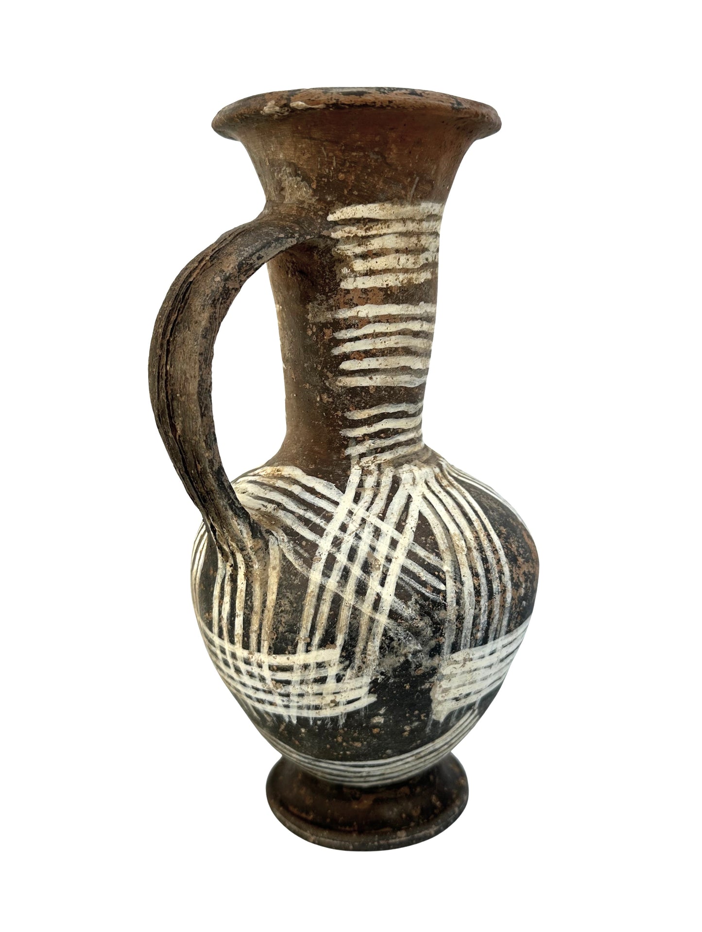 Rare & Highly Decorated Cypriot Terracotta Jug " BILBIL" for Opium (Copy)