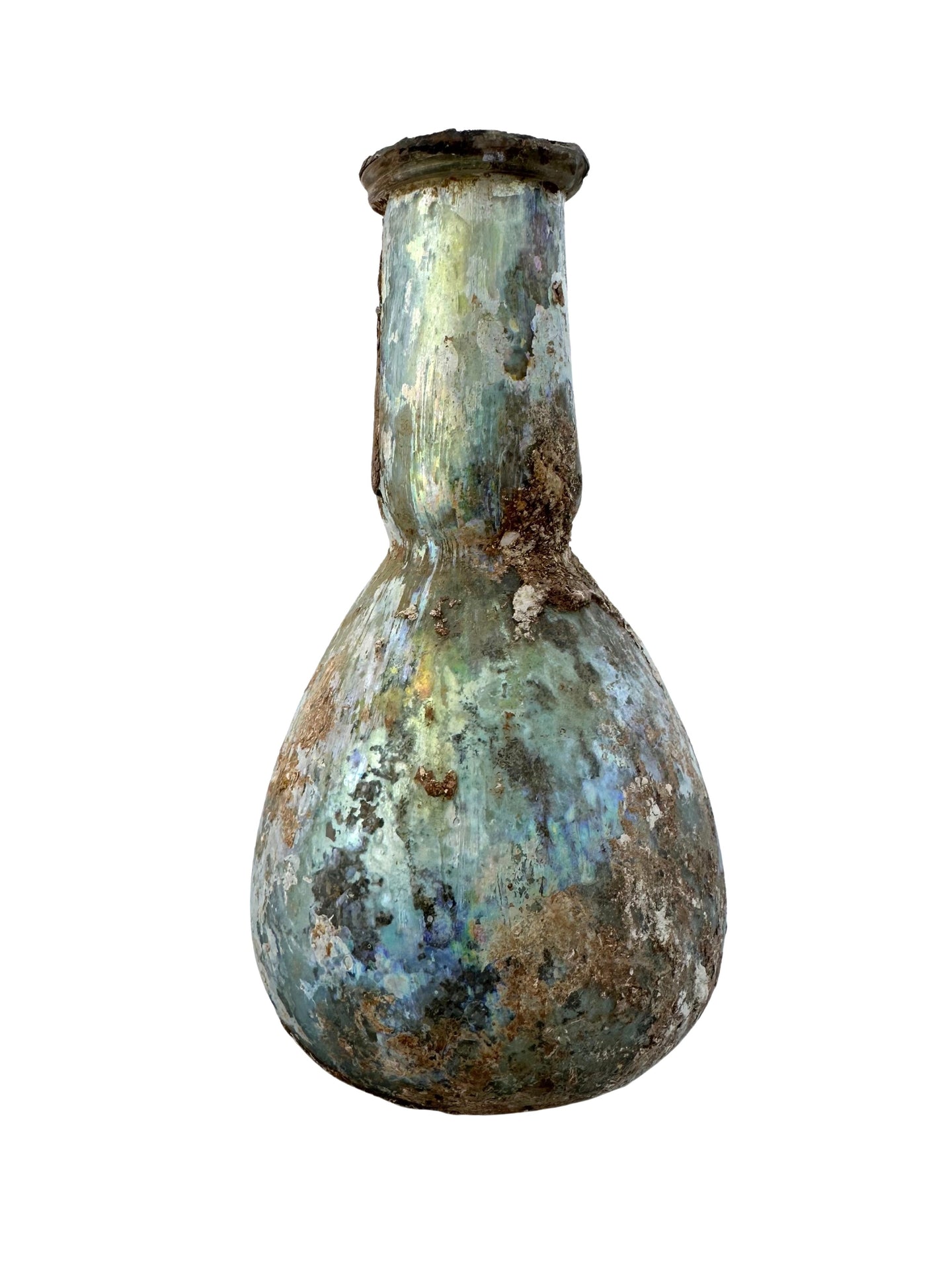 Ancient Roman Glass Herodian Period Cosmetic Bottle