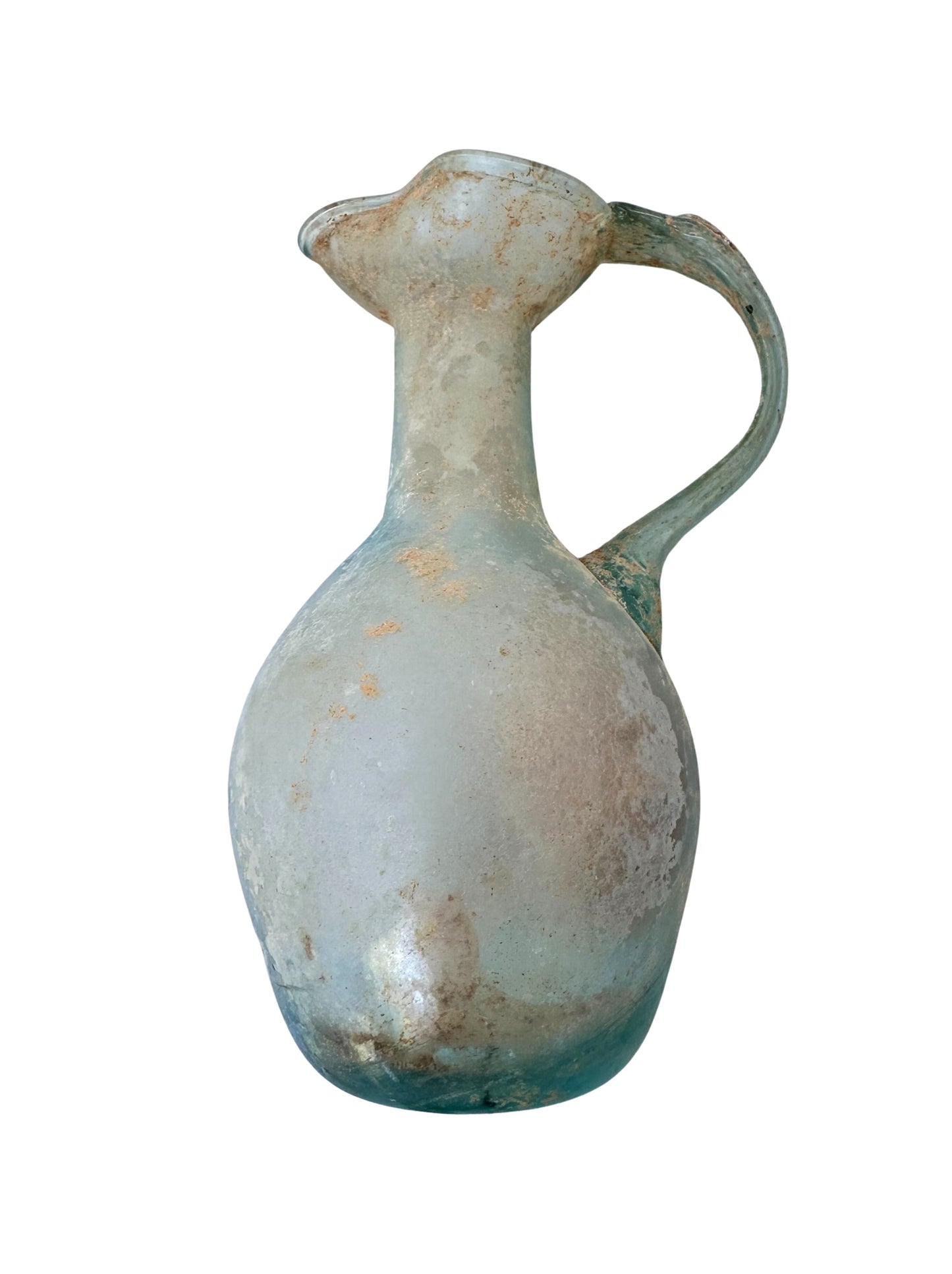 Ancient Roman Glass Cosmetic Pitcher Juglet