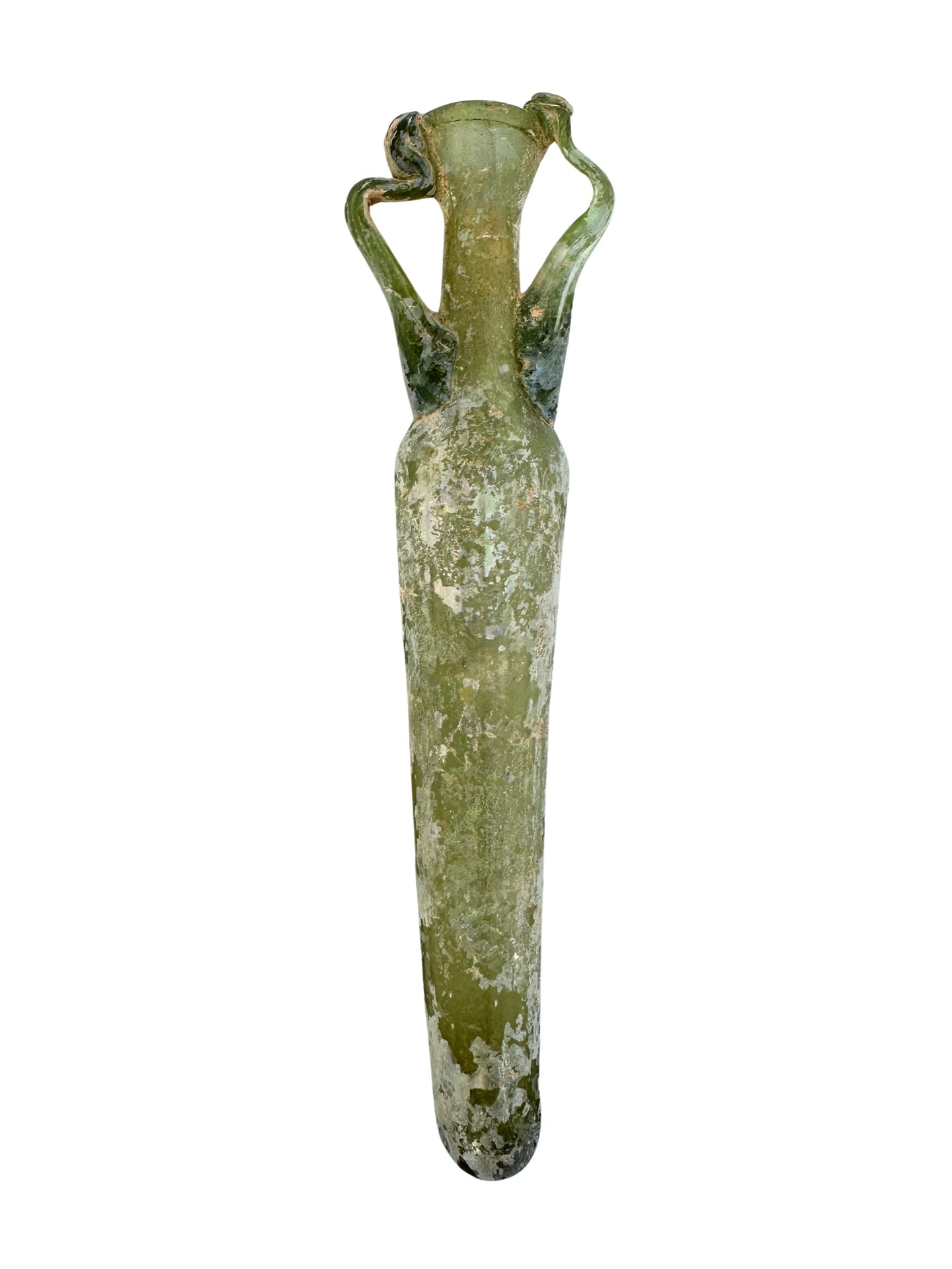 Ancient Roman Translucent Glass Amphora
