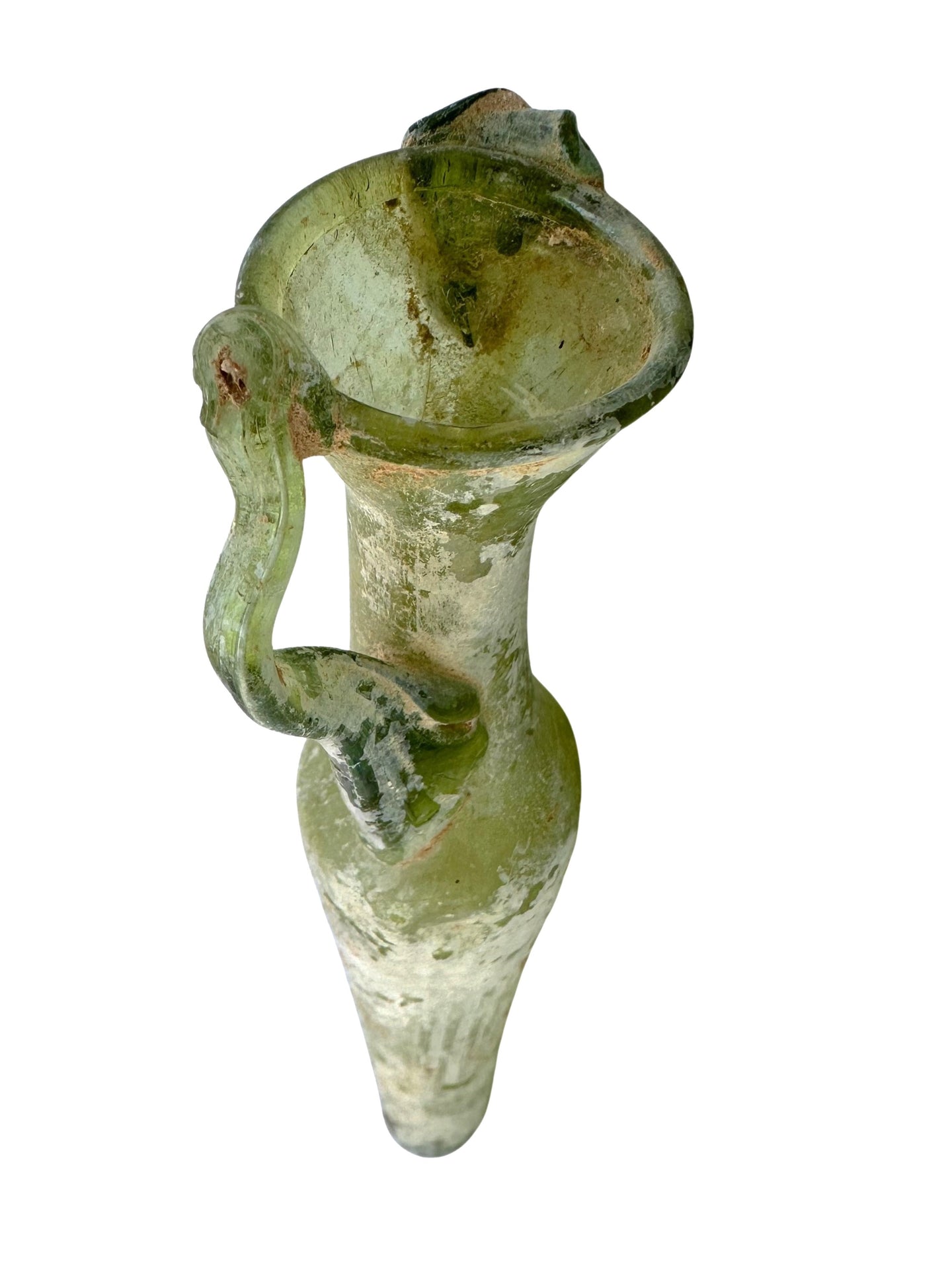 Ancient Roman Translucent Glass Amphora