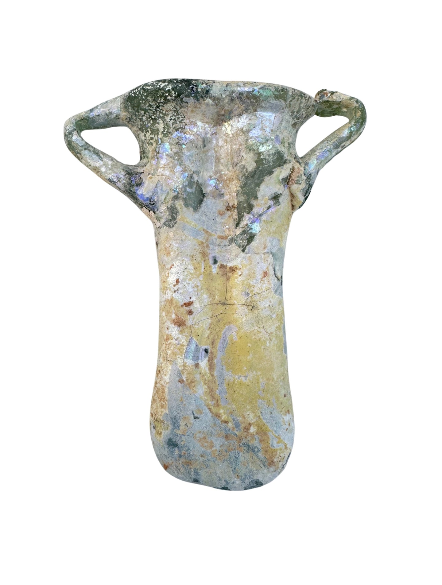 Ancient Roman Glass Double Unguentarium