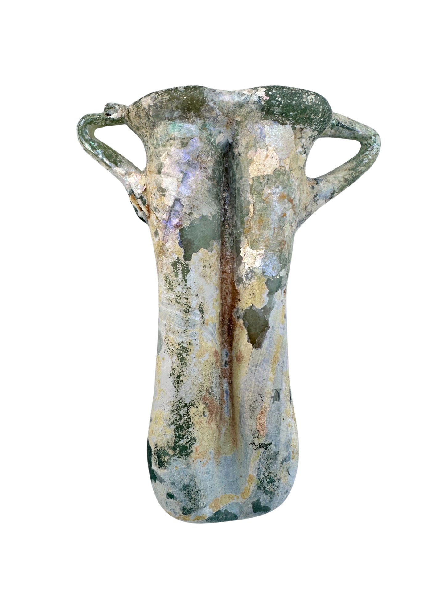 Ancient Roman Glass Double Unguentarium