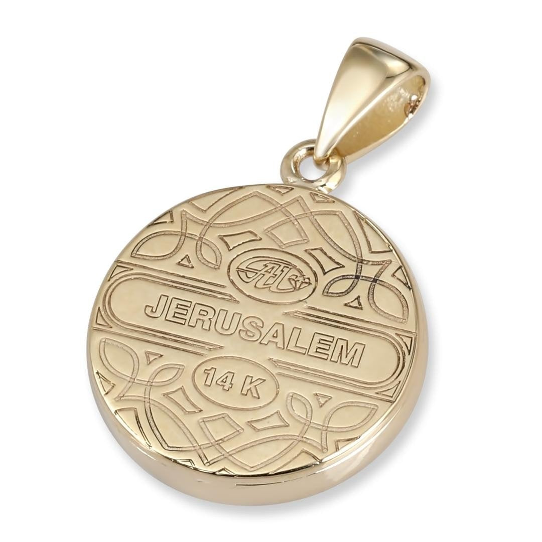 14K Gold & Diamonds Tree of Life Pendant 44 Diamonds Yellow/White/Rose Gold