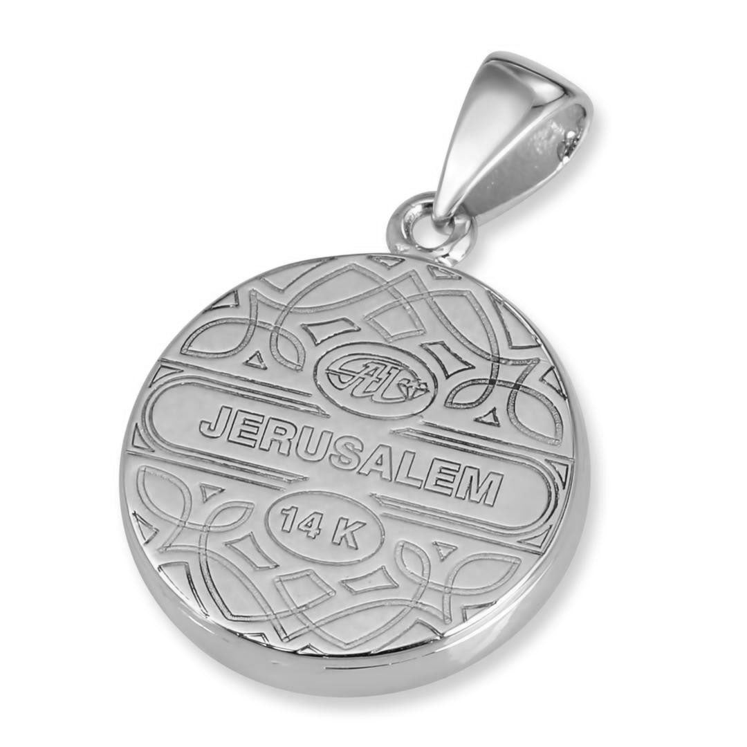 14K Gold & Diamonds Tree of Life Pendant 44 Diamonds Yellow/White/Rose Gold