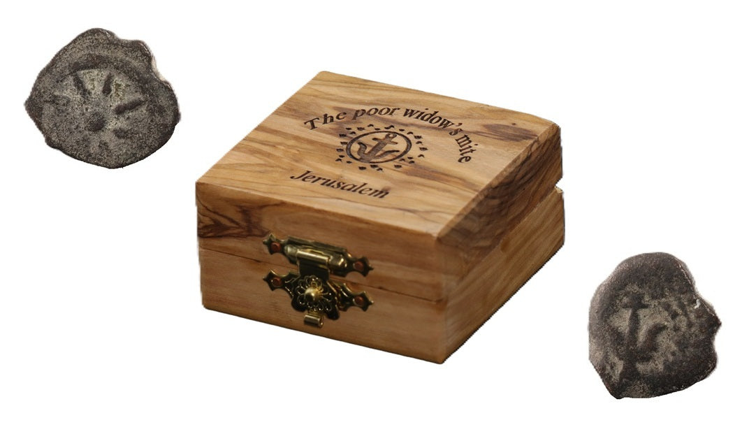 Widow's Mite - Authentic Ancient Biblical Bronze Coin from Judea