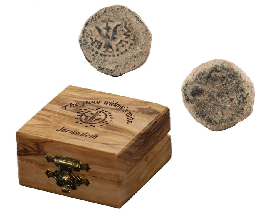Widow's Mite - Authentic Ancient Biblical Bronze Coin from Judea