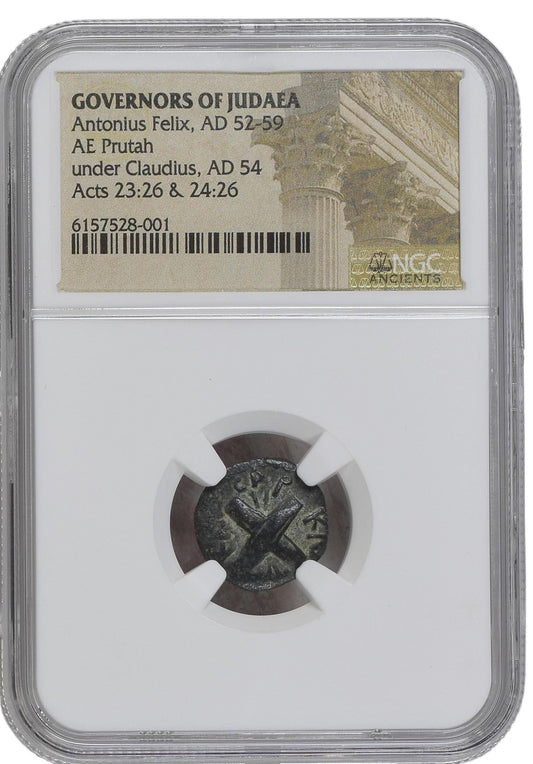 Antonius Felix, Roman Prefect of Judaea Under Claudius, 52-59 CE (NGC slab)(HG)