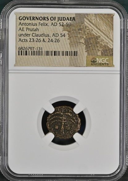 Antonius Felix, Roman Prefect of Judaea Under Claudius, 52-59 CE (NGC slab)(LG)