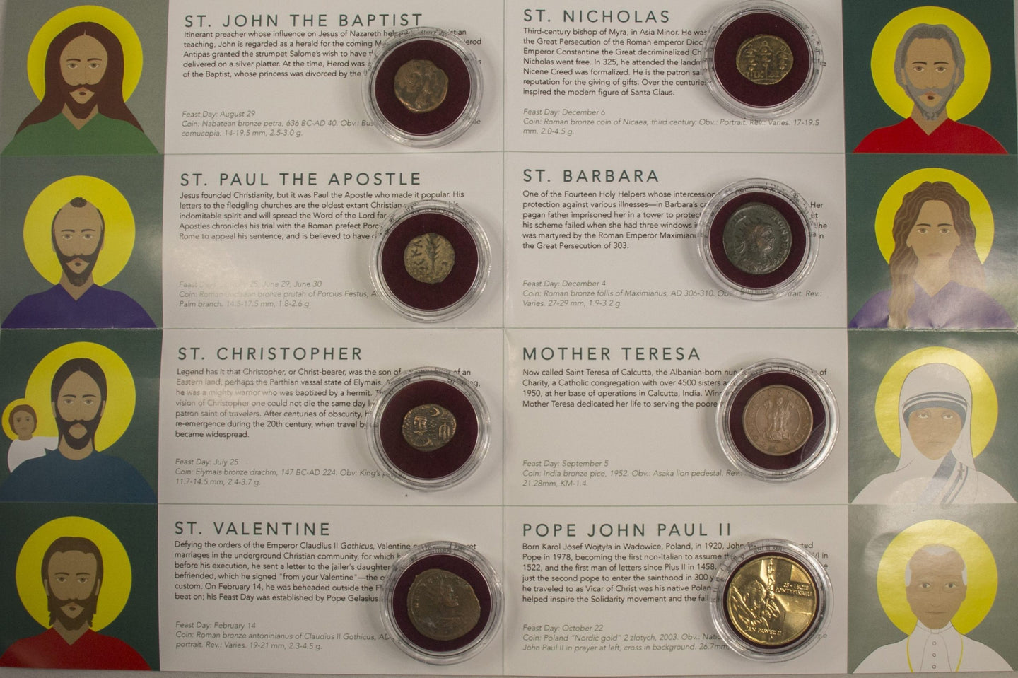 All Saints: A Collection of Eight Coins (Eight-Coin Box)