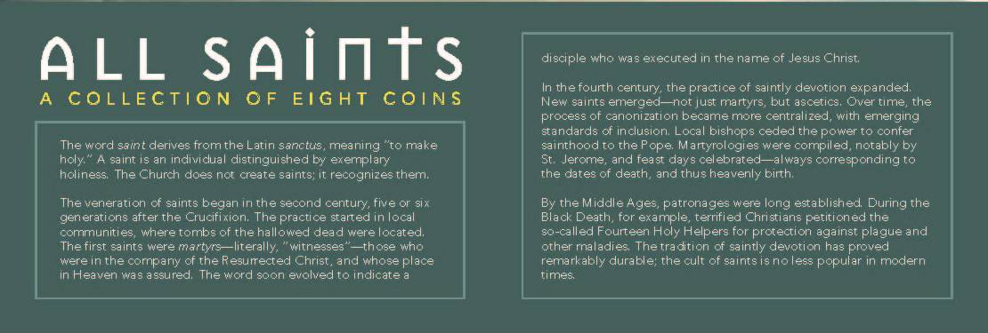 All Saints: A Collection of Eight Coins (Eight-Coin Box)