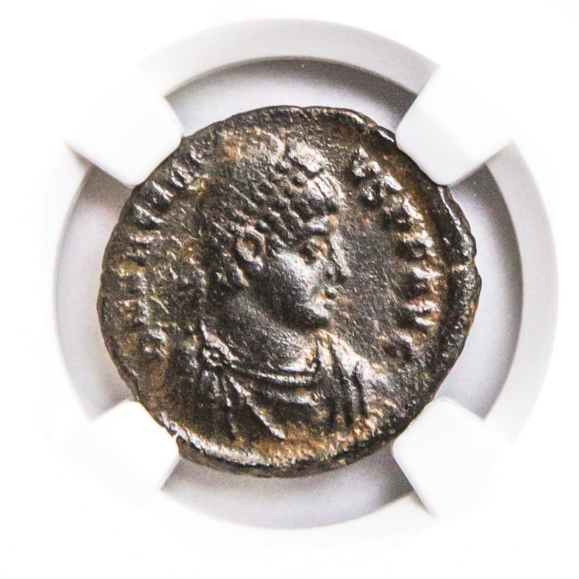 Roman AE2 of Arcadius (AD383-408) NGC(XF)