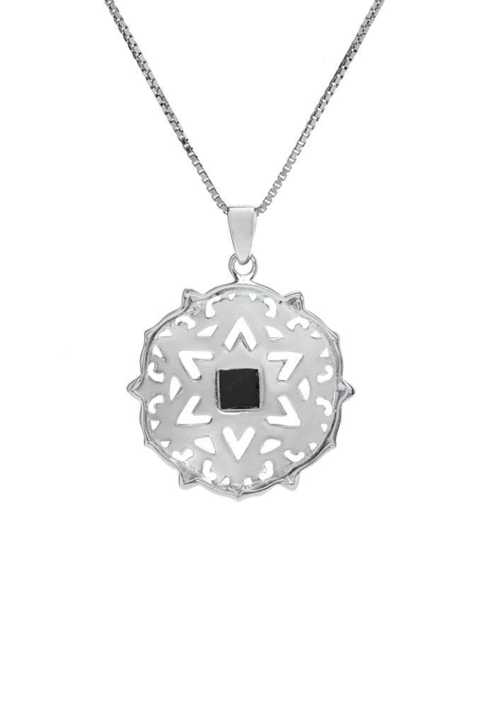 Pendant Star of David Sterling Silver & Gold 9K Jerusalem Nano Bible Torah I Gift from Holy Land I Religious souvenirs