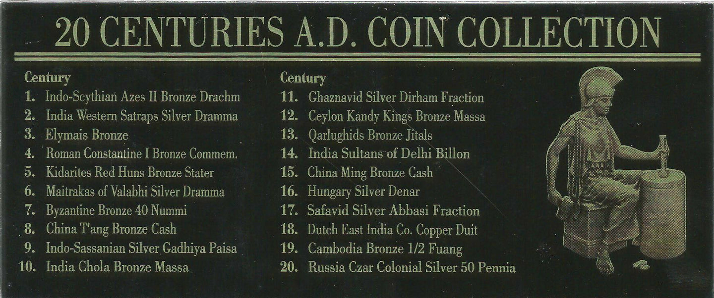 20 Coins from 20 Centuries Box (Twenty-Coin Boxed Set)