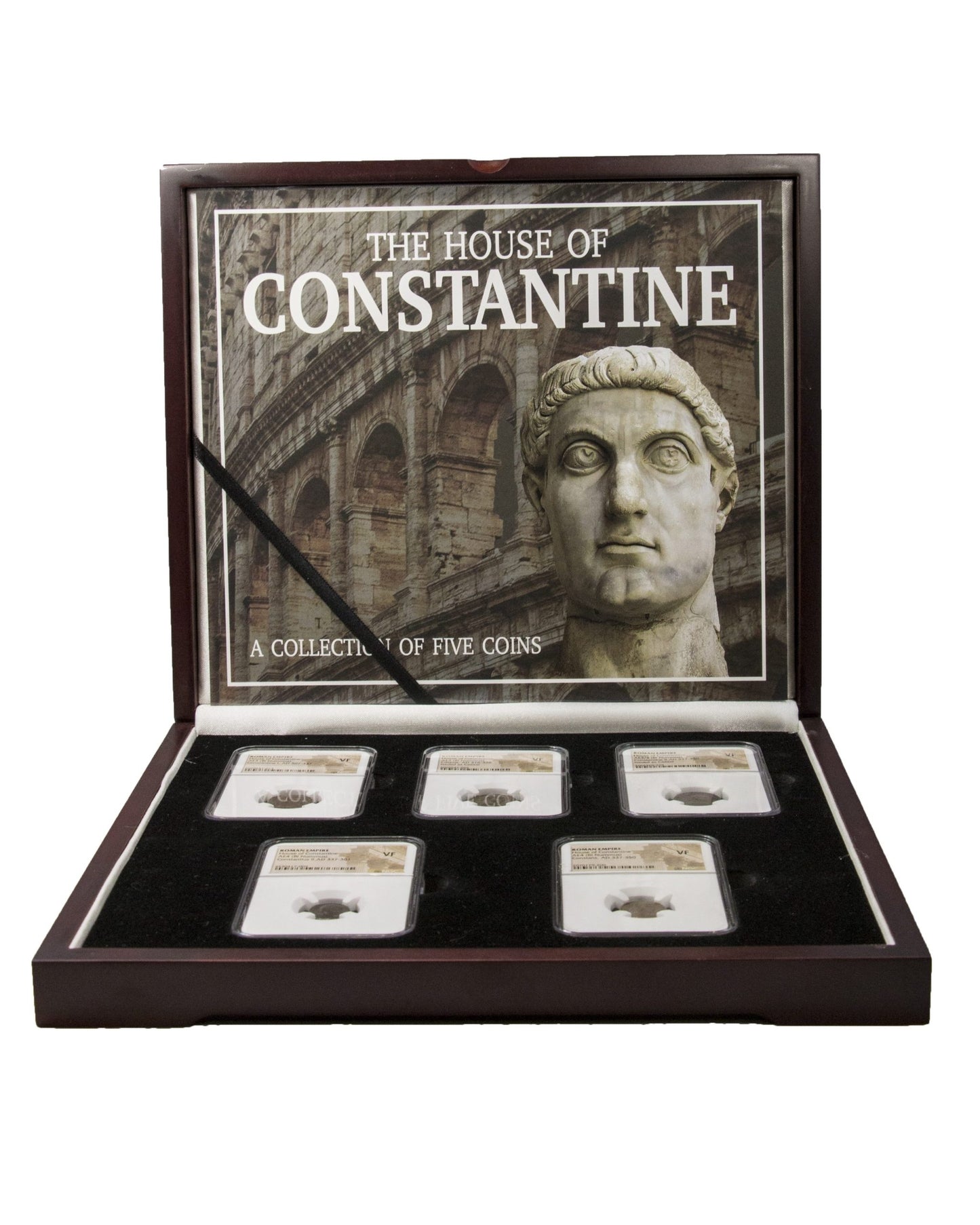 House of Constantine: A Collection of Five Slabbed Coins (Five-Coin Box)