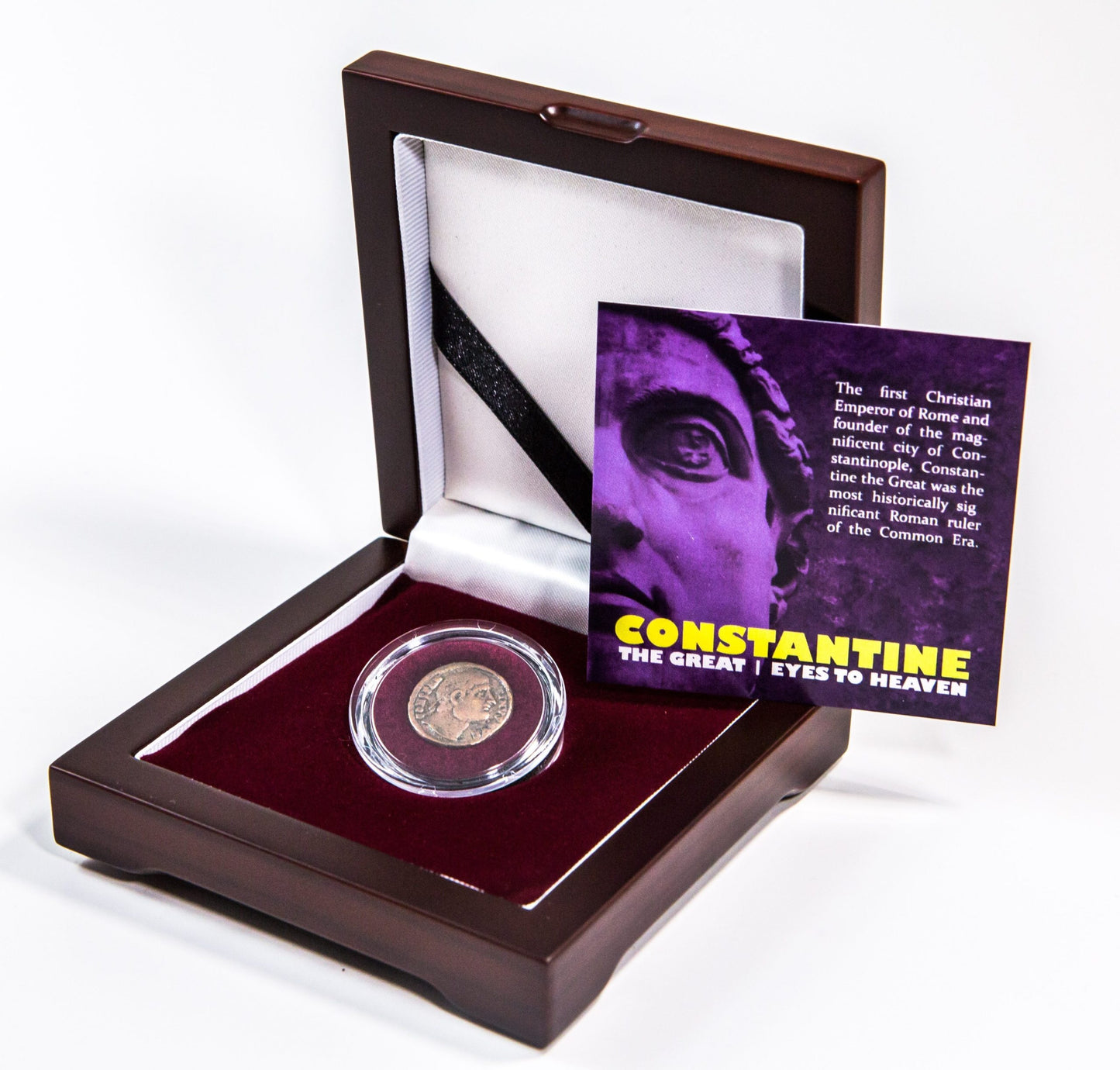 Constantine the Great: “Eyes to Heaven” Coin (One-Coin Box)