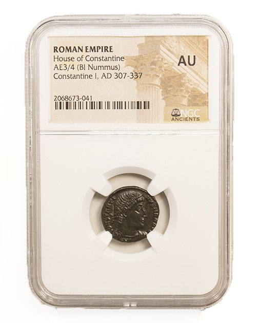 Roman AE of Constantine I, the Great (AD 272-337) NGC(AU)