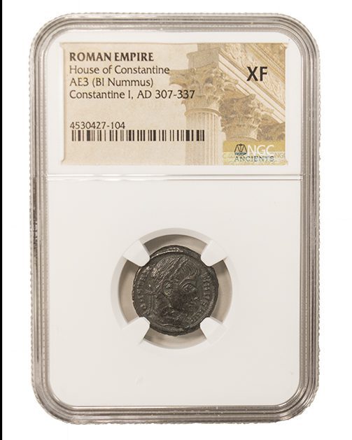 Roman AE of Constantine I, the Great (AD 272-337) NGC(XF)