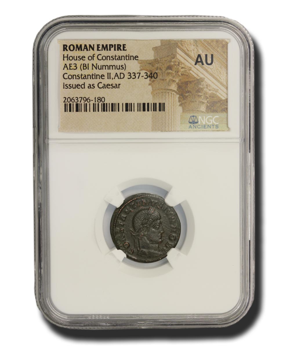 Roman AE of Constantine II (AD 316-340) NGC(AU)