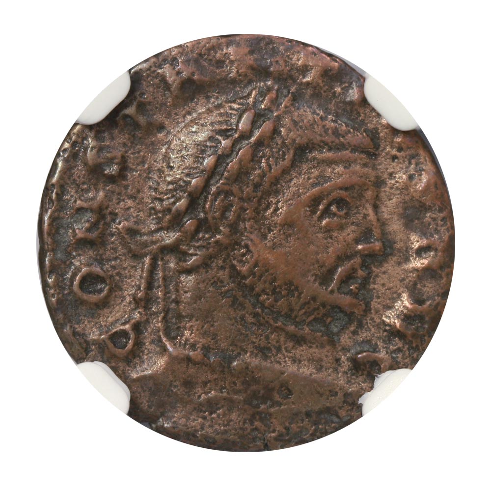 Roman AE3 of Constantius Chlorus 1st (AD 293-306) NGC(XF)