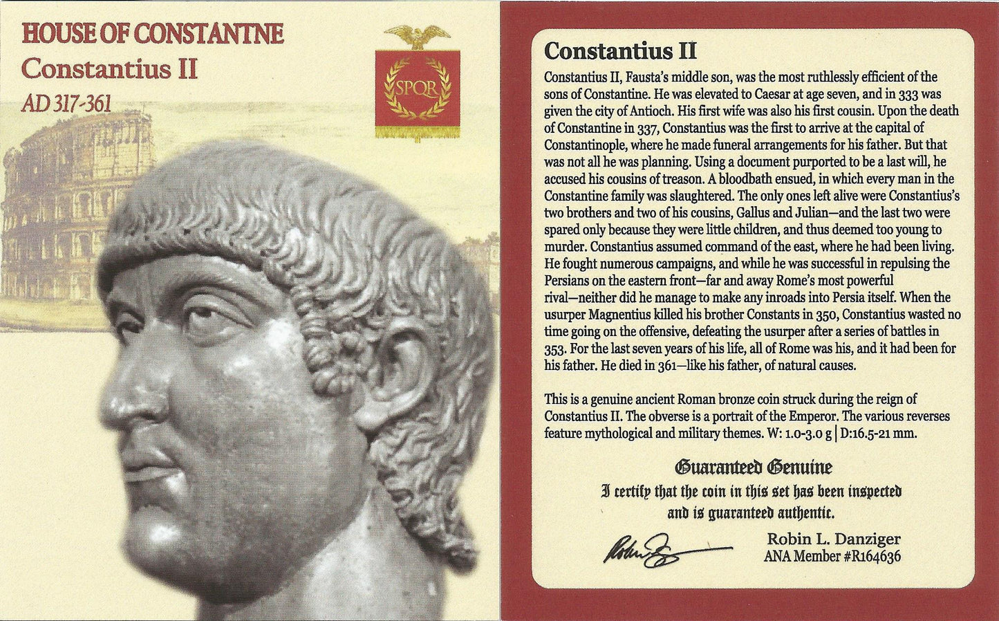 Roman AE of Constantius II (AD 317-361) NGC(AU)