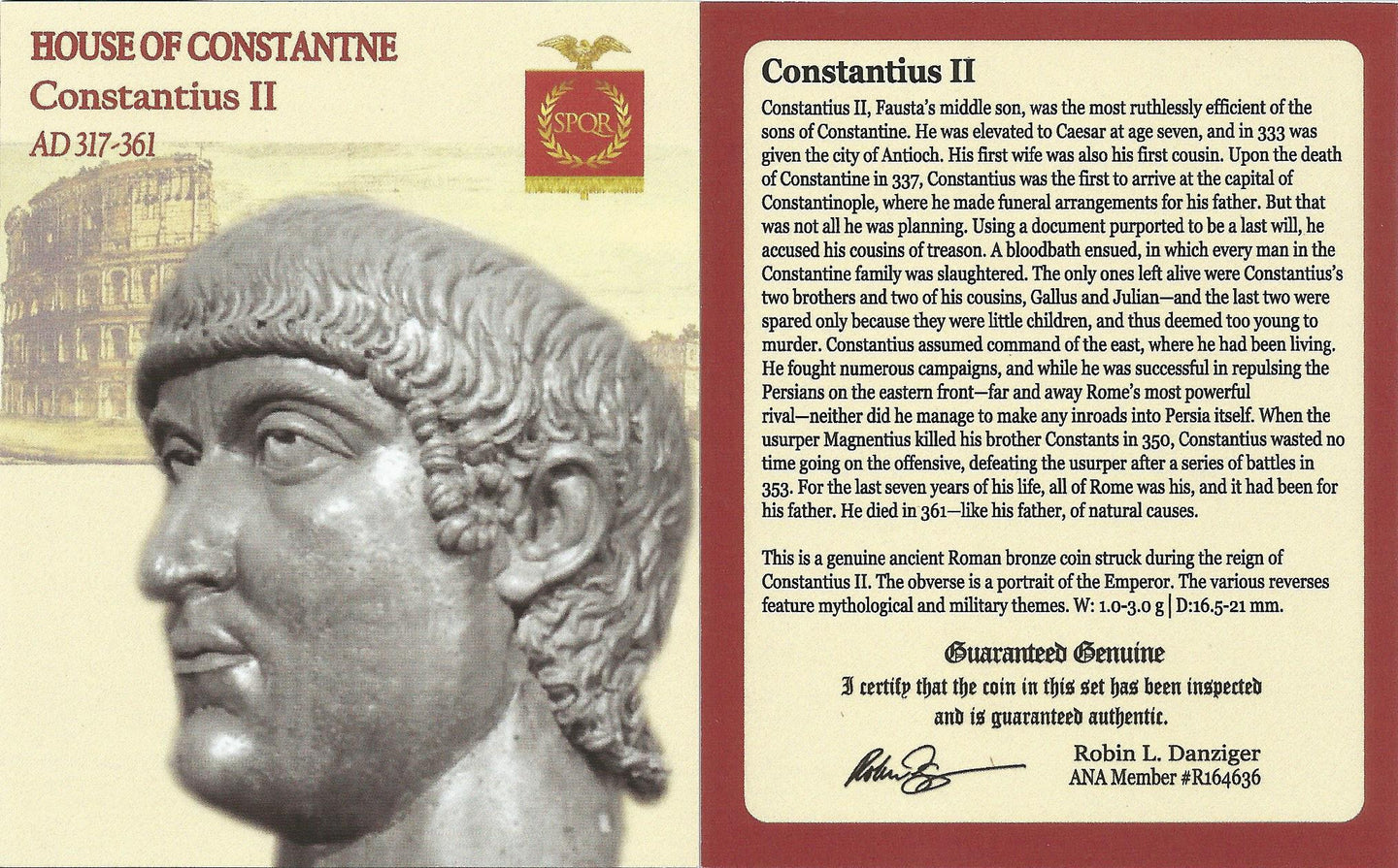 Roman AE of Constantius II (AD 317-361) NGC(AU)