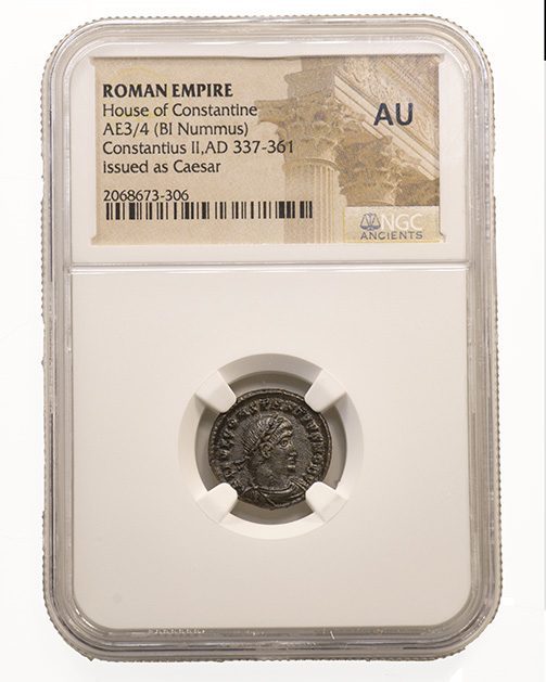 Roman AE of Constantius II (AD 317-361) NGC(AU)