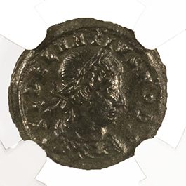 Roman AE of Delmatius (AD 335-337) NGC(XF)