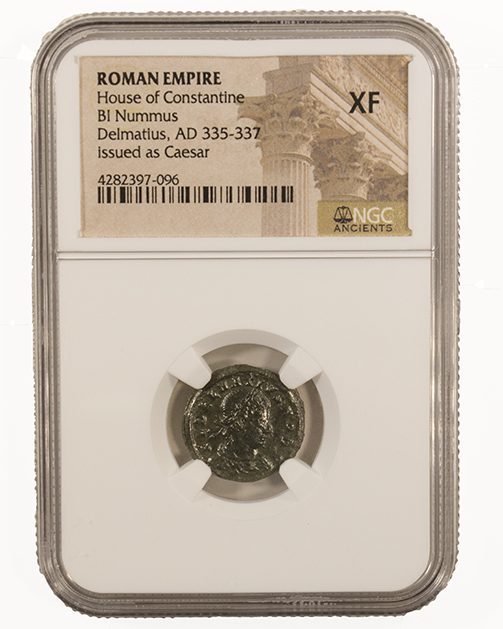 Roman AE of Delmatius (AD 335-337) NGC(XF)