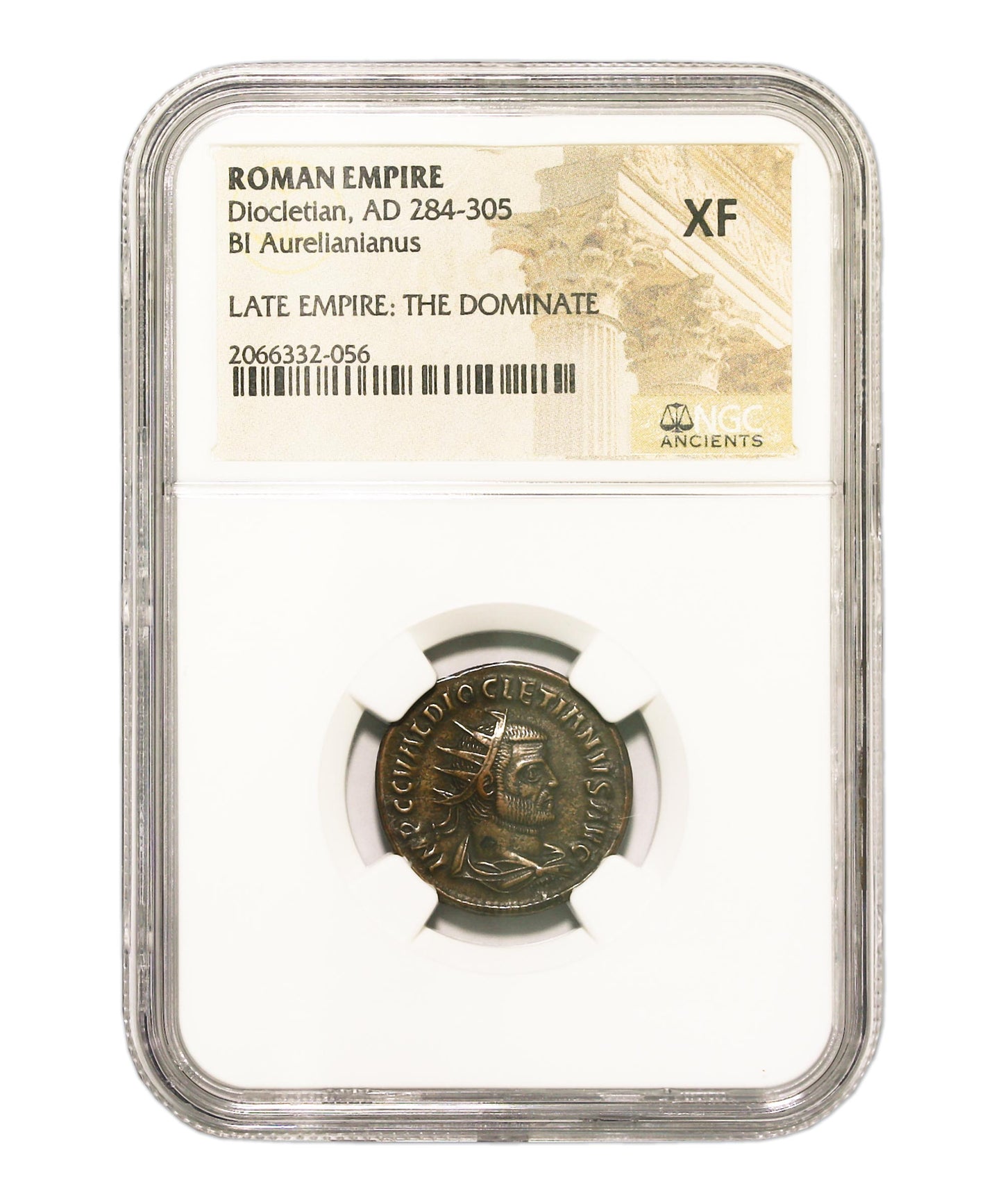 Roman AE Antoninianus of Diocletian (AD284-305) NGC(XF)